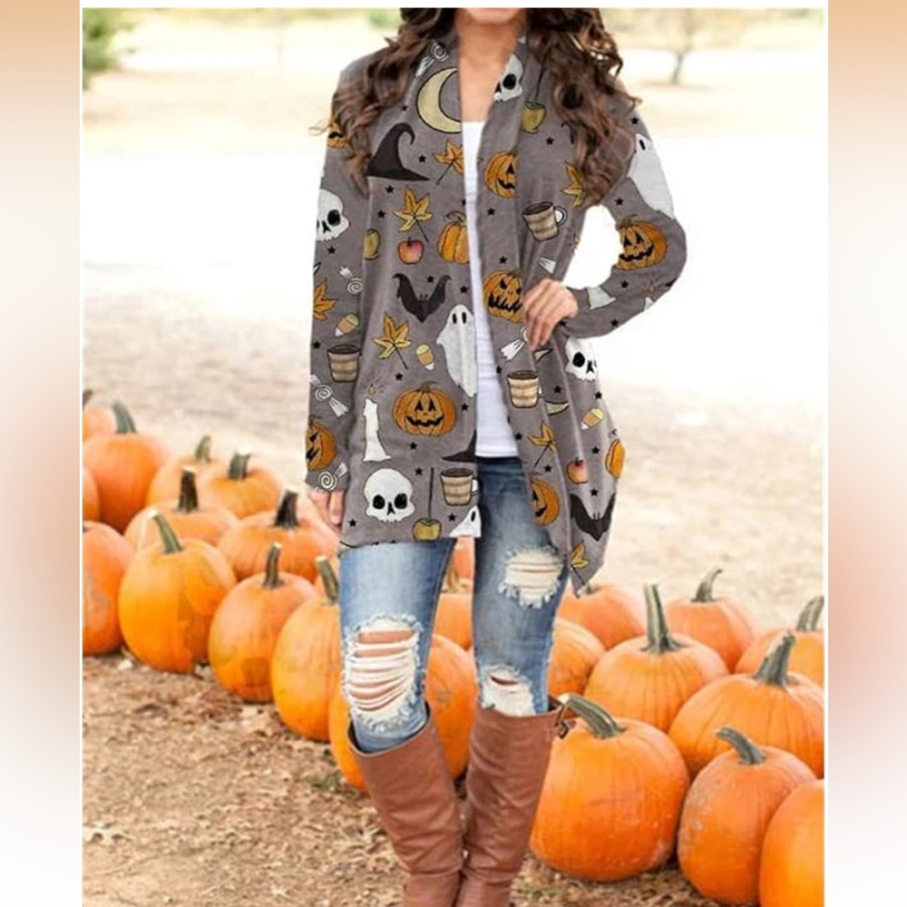 GLIGLITTR || NWOT Halloween Cardigan (M) - Picture 4 of 9